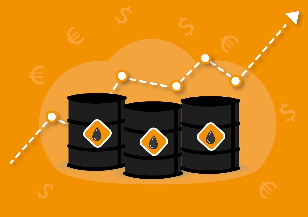 Free fossil energy oil embargo price increase illustration