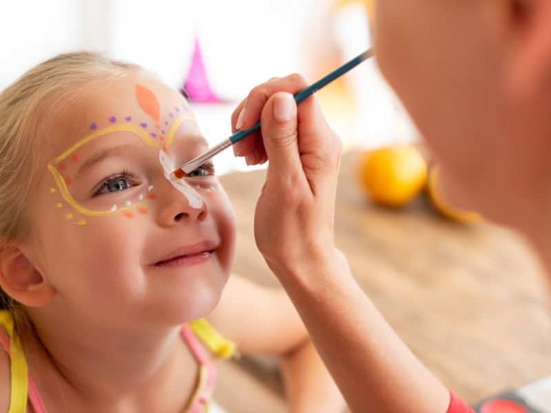 brincadeiras para festa infantil  pintura facial