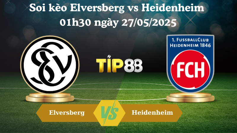 Soi kèo Elversberg vs Heidenheim 01h30 ngày 27/05/2025