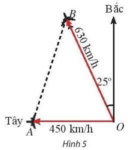 BÀI 3. GIẢI TAM GIÁC VÀ ỨNG DỤNG THỰC TẾKHỞI ĐỘNGVới số liệu đo được từ một bên bờ sông như hình vẽ sau, bạn hãy giúp nhân viên đo đạc tính khoảng cách giữa hai cái cây bên kia bờ sông.Đáp án chuẩn:53,9 m1. GIẢI TAM GIÁCBài 1: Giải tam giác ABC trong các trường hợp sau:a. a = 17,4; B=44°30 ; C=64°b. a = 10; b = 6; c = 8Đáp án chuẩn:a) A = 71°30’; b ≈ 12,9; c ≈ 16,5b) A = 90°; B = 36°52’; C = 53°8’2. ÁP DỤNG GIẢI BÀI TOÁN VÀO THỰC TẾBài 1: Hai máy bay cùng cất cánh từ một sân bay nhưng bay theo hai hướng khác nhau. Một chiếc di chuyển với tốc độ 450 km/h theo hướng tây và chiếc còn lại di chuyển theo hướng lệch so với hướng bắc 25° về phía tây với tốc độ 630km/h (Hình 5). Sau 90 phút, hai máy bay cách nhau bao nhiêu kilomet? Giả sử chúng đang ở cùng độ cao.Đáp án chuẩn:899,7 km.Bài 2: Trên bản đồ địa lí, người ta thường gọi tứ giác với bốn đỉnh lần lượt là các thành phố Hà Tiên, Châu Đốc, Long Xuyên, Rạch Giá là tứ giác Long Xuyên. Dựa theo các khoảng cách đã cho trên Hình 6, tính khoảng cách giữa Châu Đốc và Rạch Giá.Đáp án chuẩn:75,7 km.BÀI TẬP CUỐI SGK