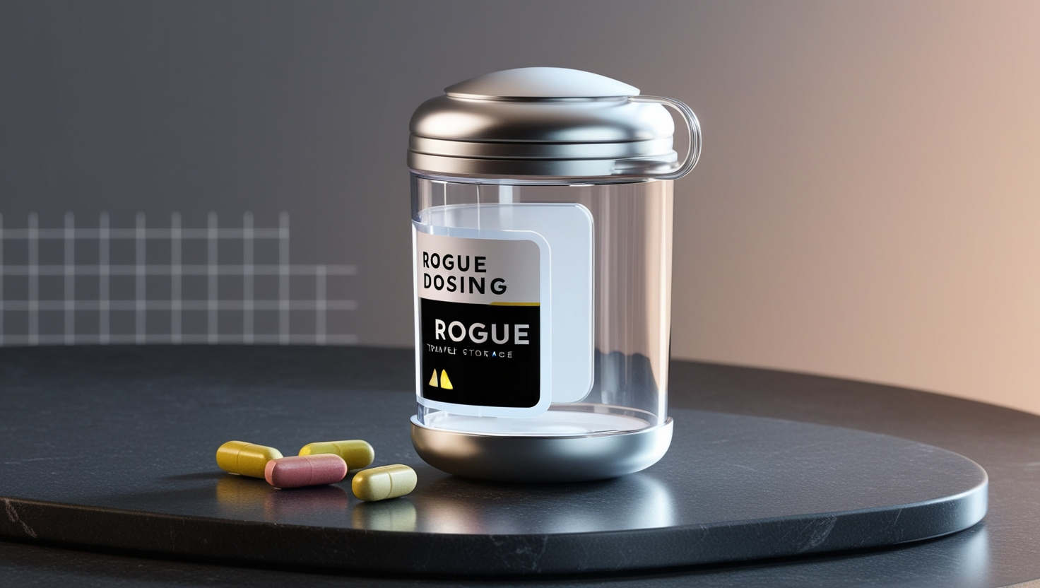 rogue dosing capsule travel storage