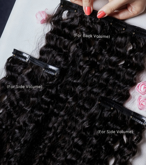 Curly Clip-in Hair Extensions