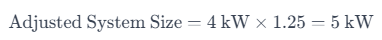 how to calculate solar system size