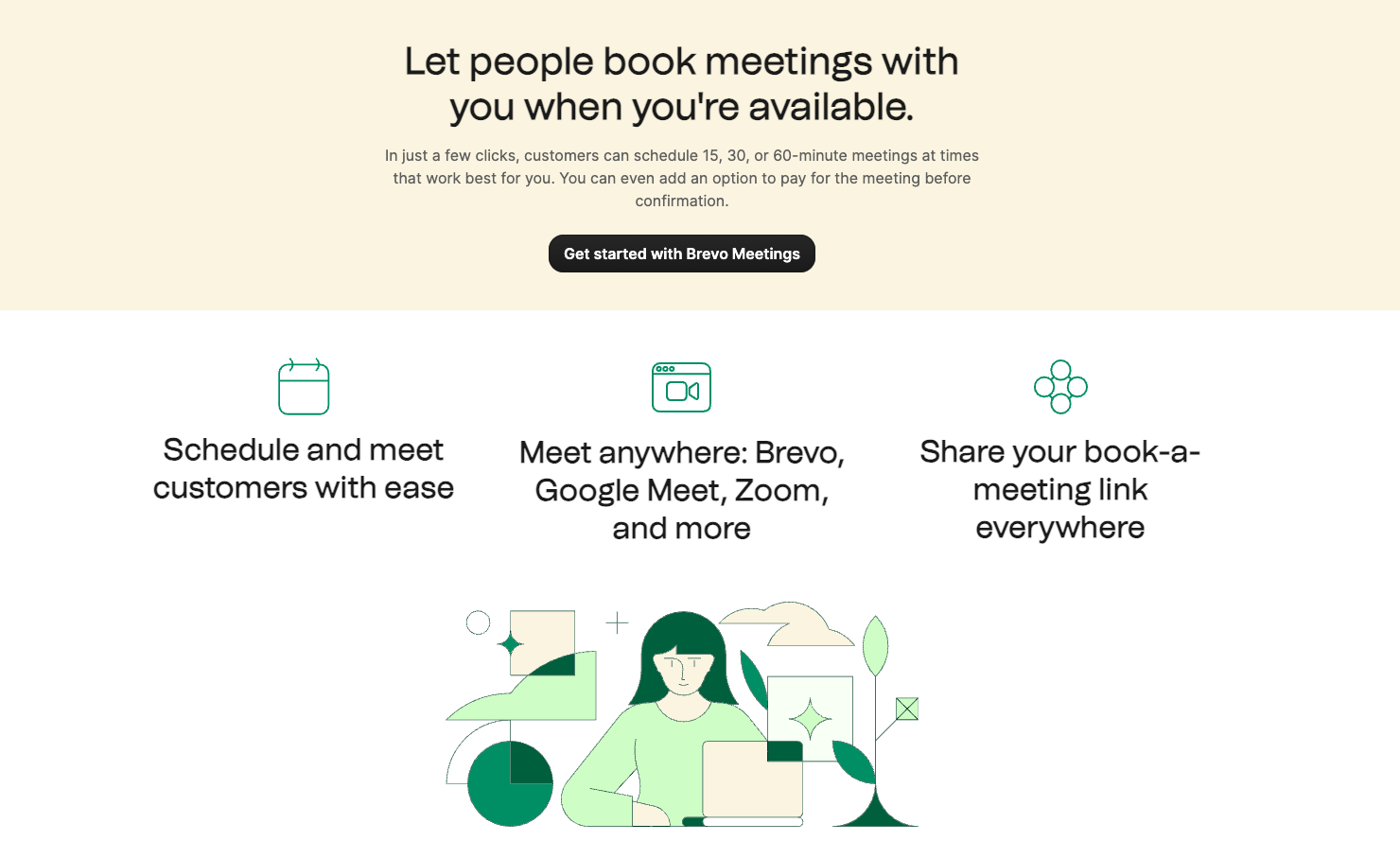 Book meetings with Brevo Marketing Platform