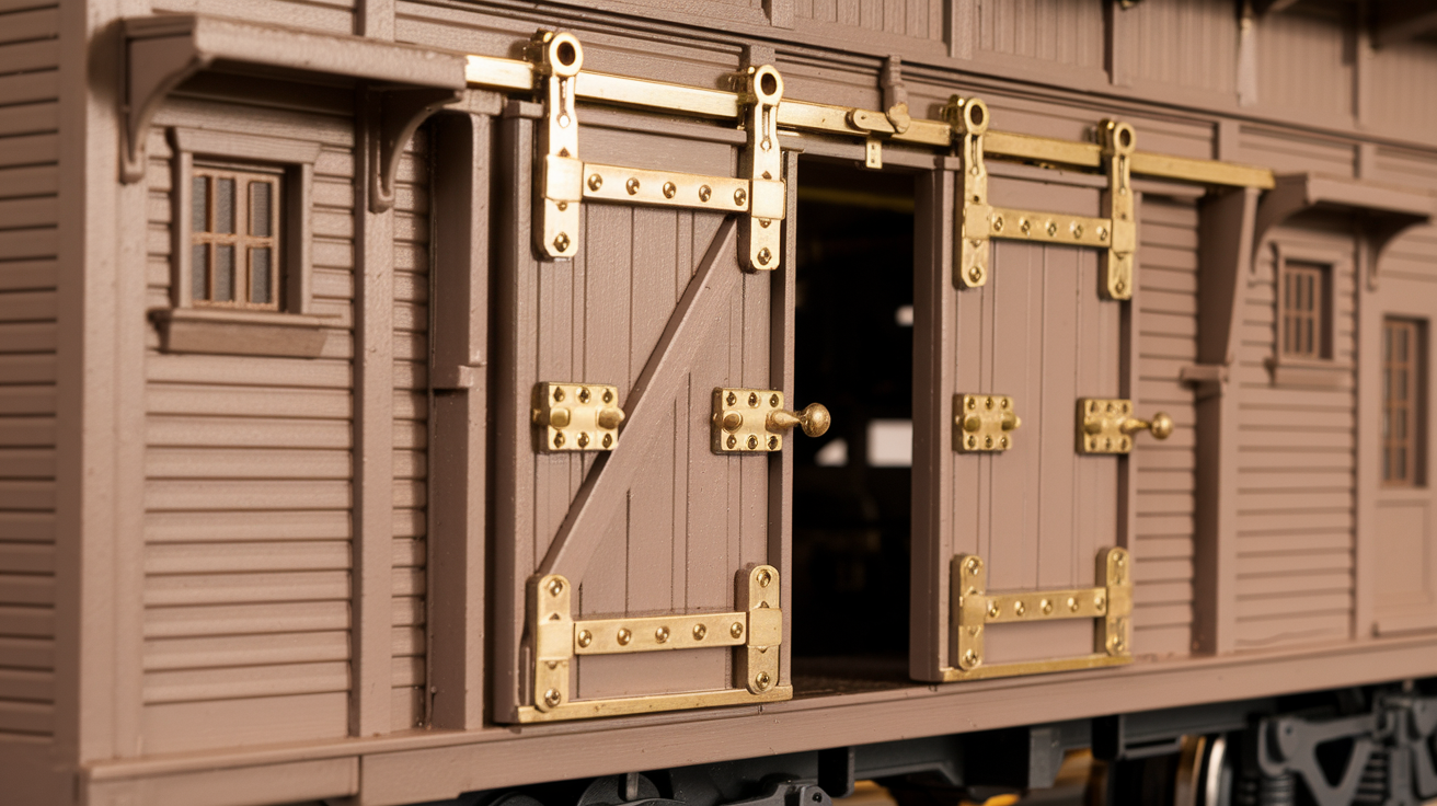 ho scale sliding door hinges