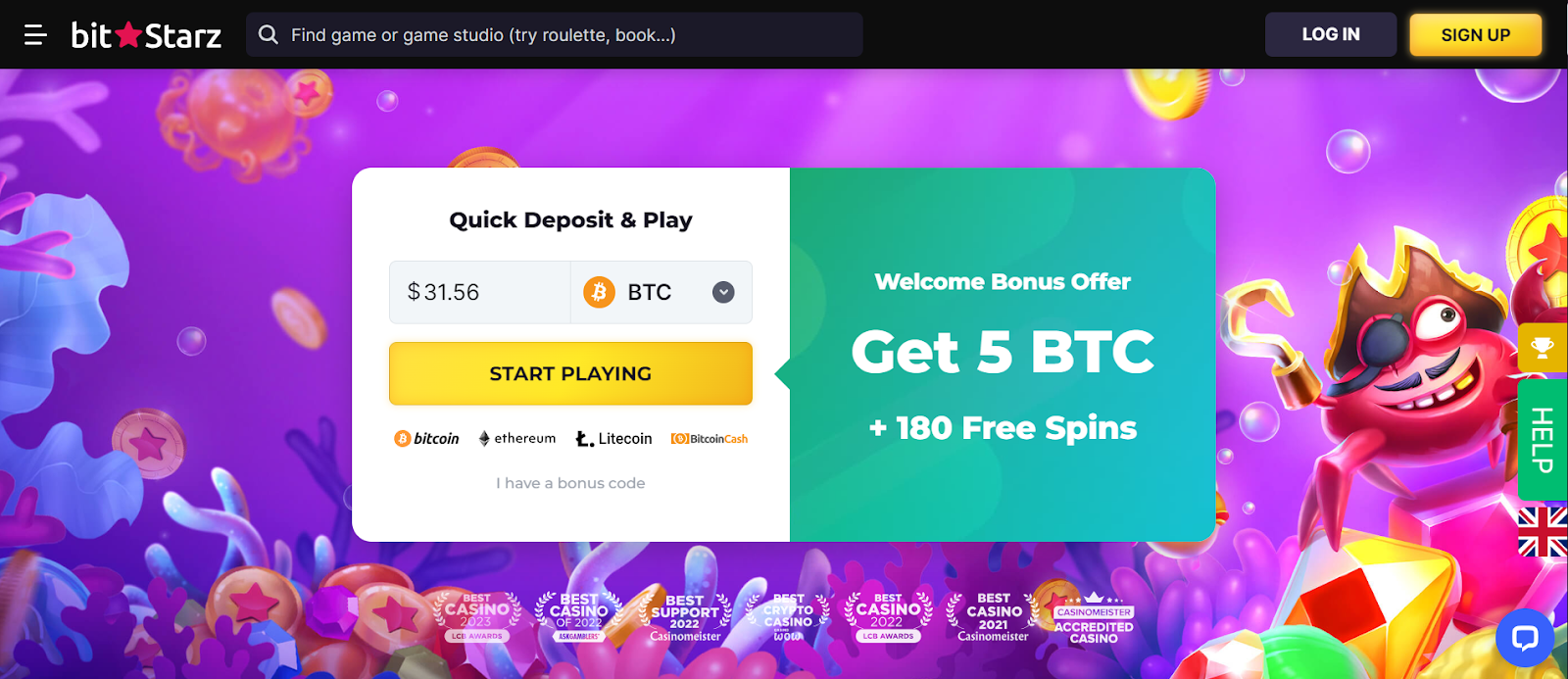 bitstarz crypto casino