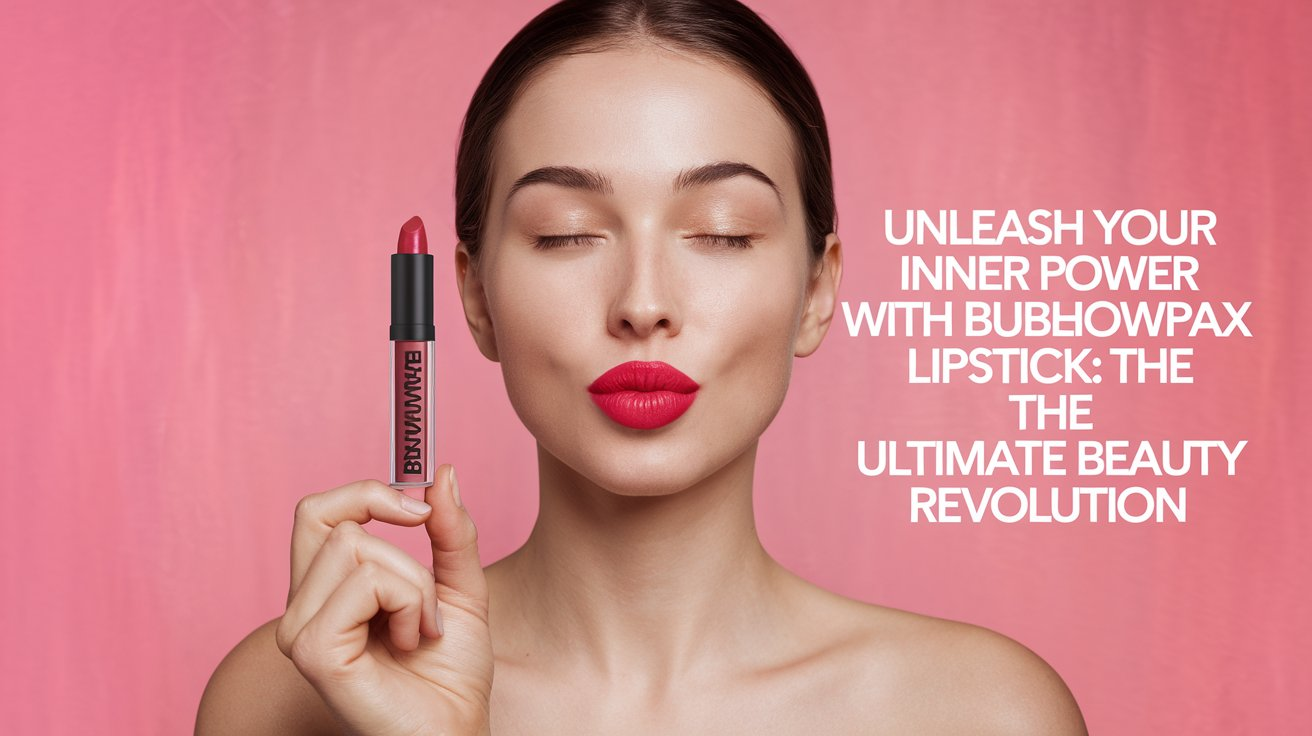 unleash your inner power with bublenowpax lipstick