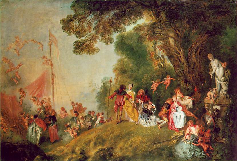 Pilgrimage to Cythera (1717) by Antoine Watteau