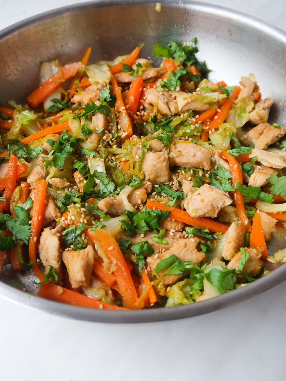 egg roll in a bowl