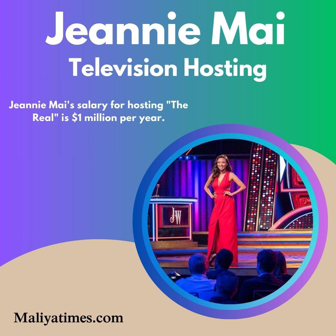 Jeannie Mai as a TV host