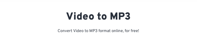 video url to mp3