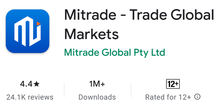 Forex trading APP - Mitrade in Google Play