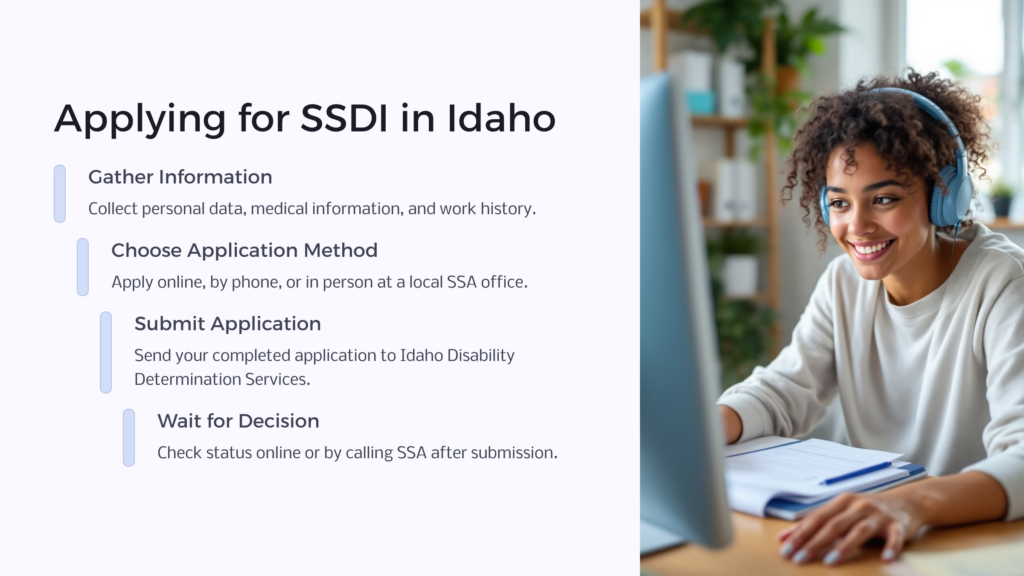 ID SSDI Application infographic