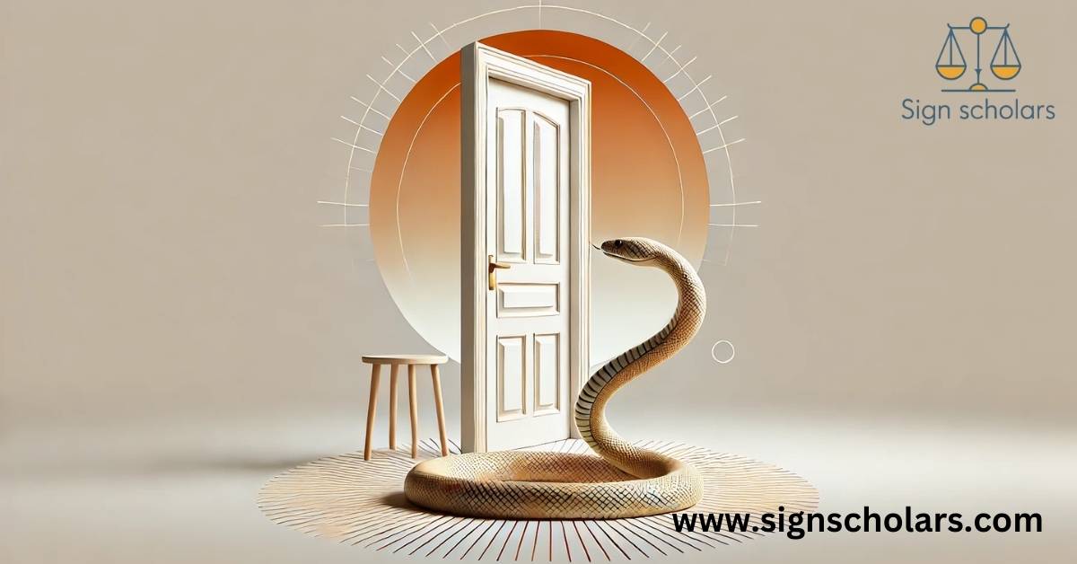 Core Spiritual Meanings of a Snake at Your Front Door