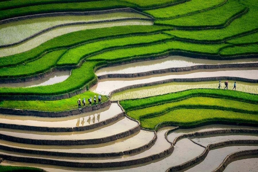 The water pouring season in Lim Mong