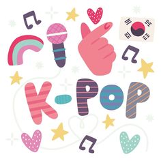 This contain the word kpop logo