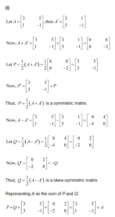 NCERT Solutions for Class 12 Math Chapter 3 - Matrices /image112.png