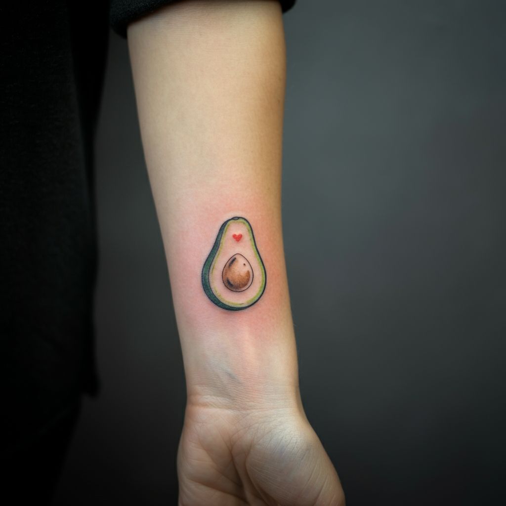 Avocado with a Heart