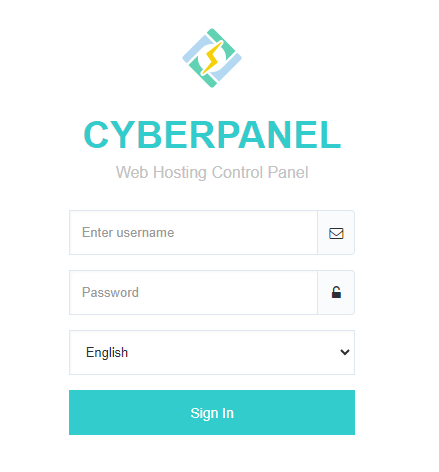 CyberPanel Login Page | BigCloudy KB 