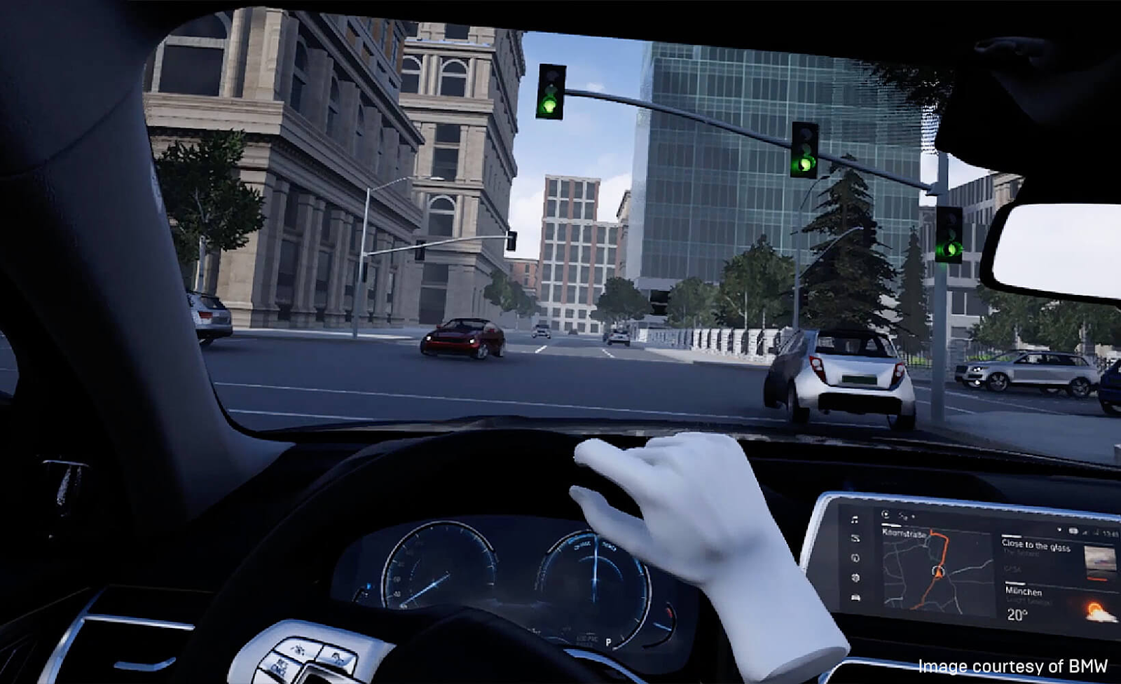 BMW virtual test drive