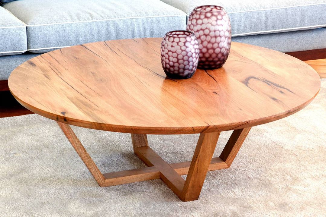 wooden coffee table