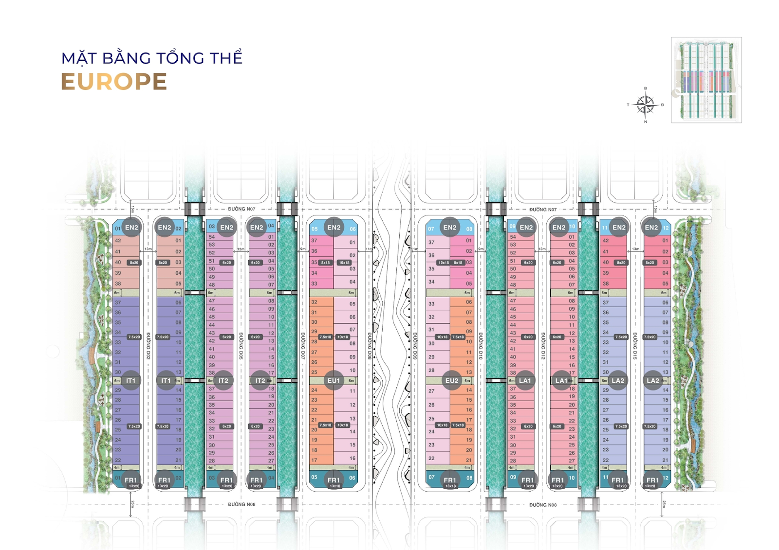 Mặt bằng tổng thể Europe