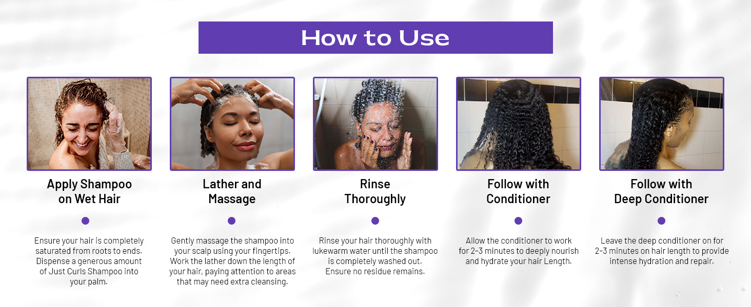 Easy to use just curls hair trio set