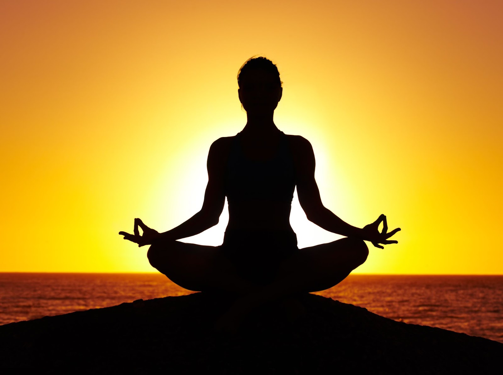 tourist having fun with yoga
