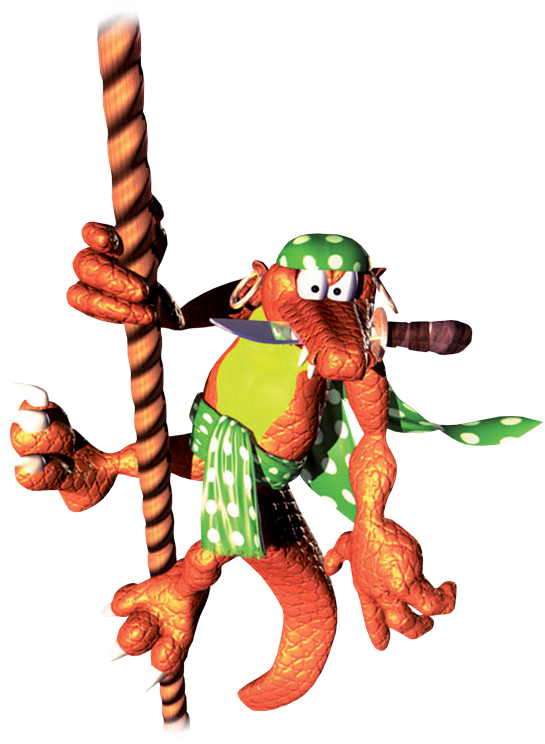 Artwork of Klinger for Donkey Kong Country 2: Diddy's Kong Quest