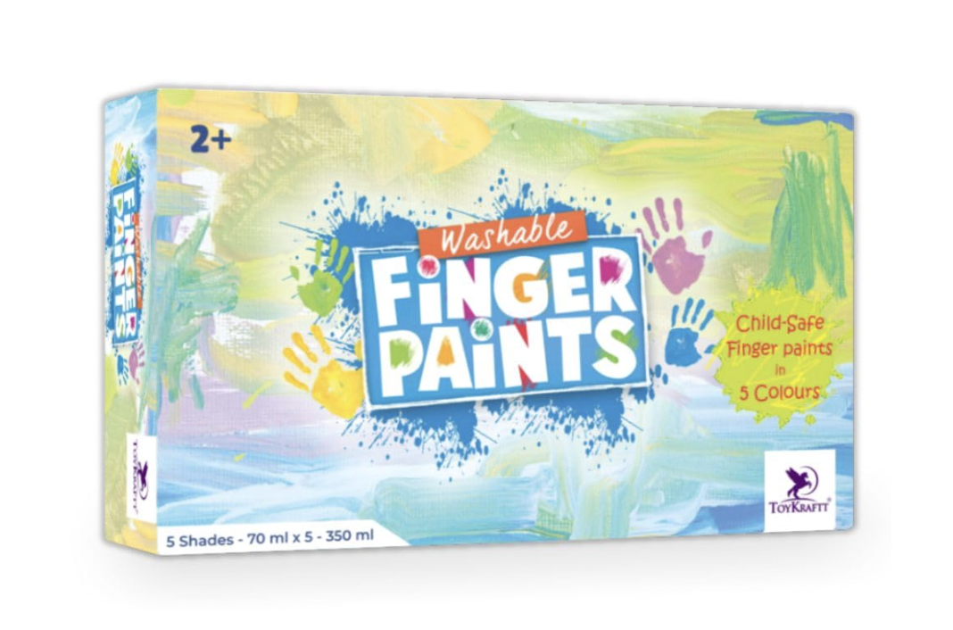 TOYKRAFTT Finger Paints (Non-Toxic)