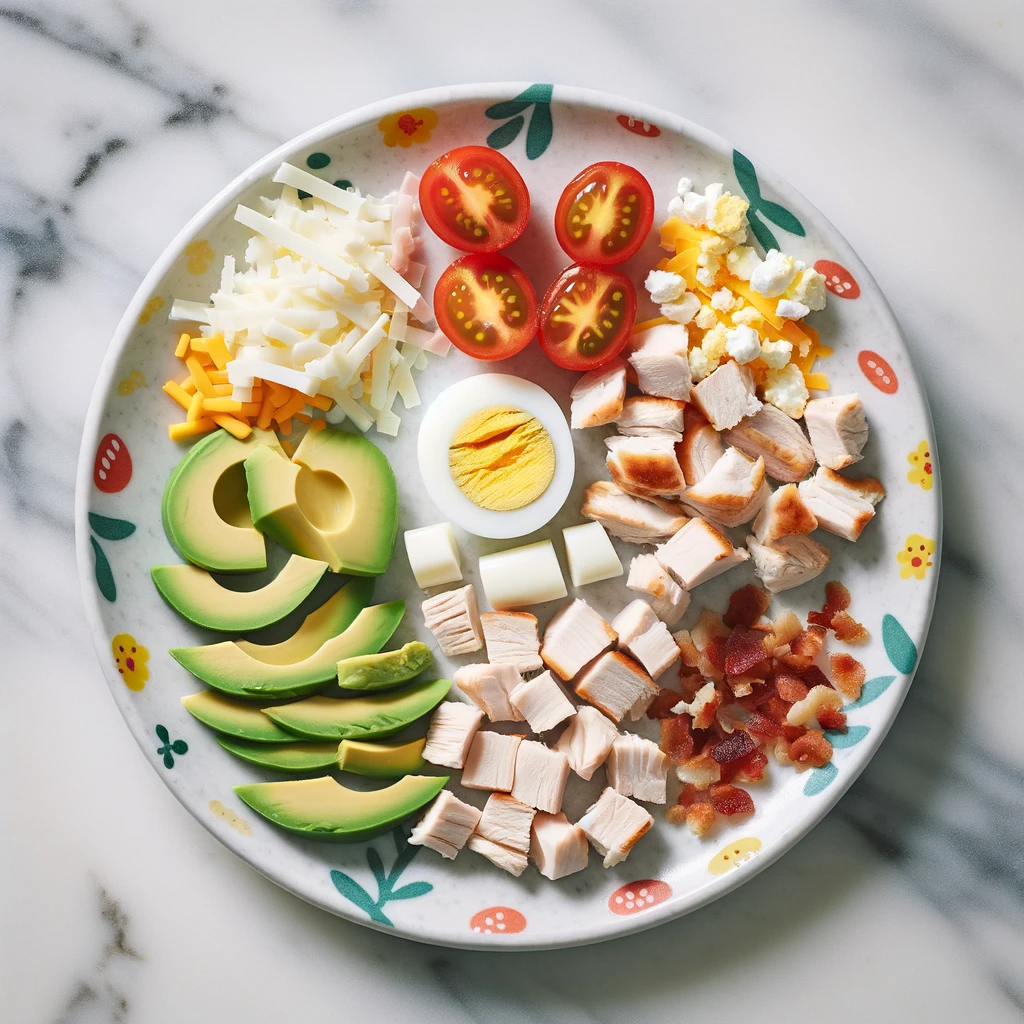 Baby Led Weaning Cobb Salad 1