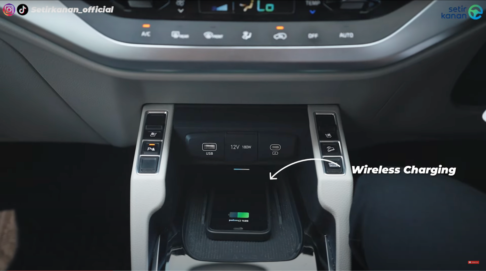 wireless charging kia carens