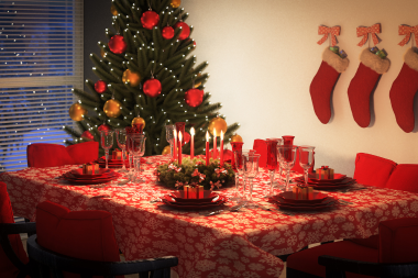 deck the halls diy holiday remodeling projects to prepare for the season dining room with christmas decor and tree custom built michigan