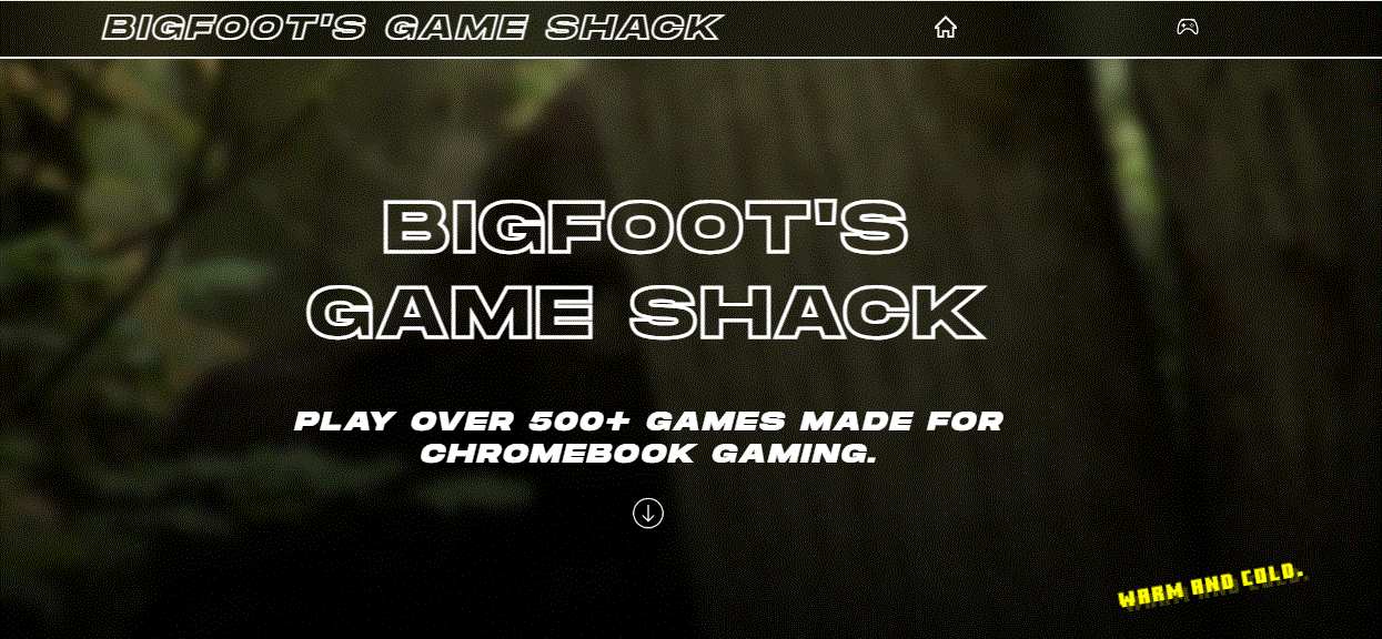 Bigfoot Game Shack Overview