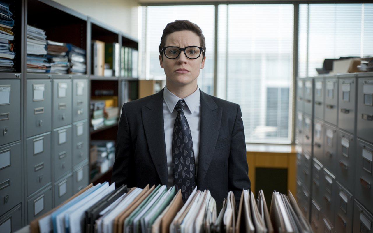 Abiotic Factor Stuck in Office Blocked by Filing Cabinet