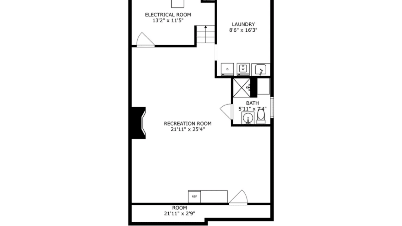 Tour This 1,750 Sq Ft Brick Ranch in Chicago, IL with Recreation Room and Walk-In Shower