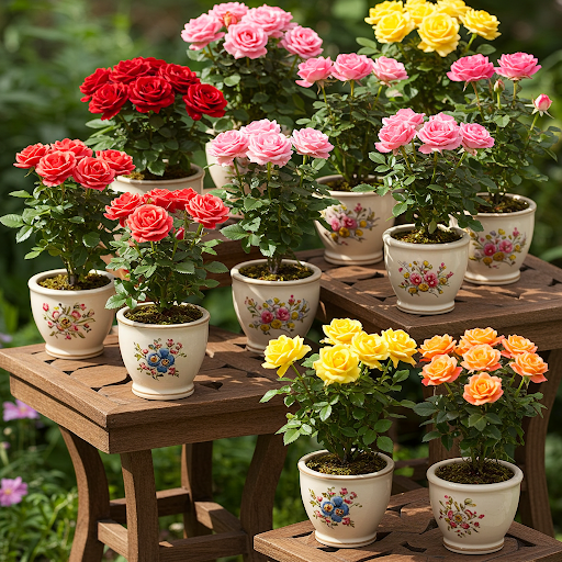 Grow a Miniature Rose Garden