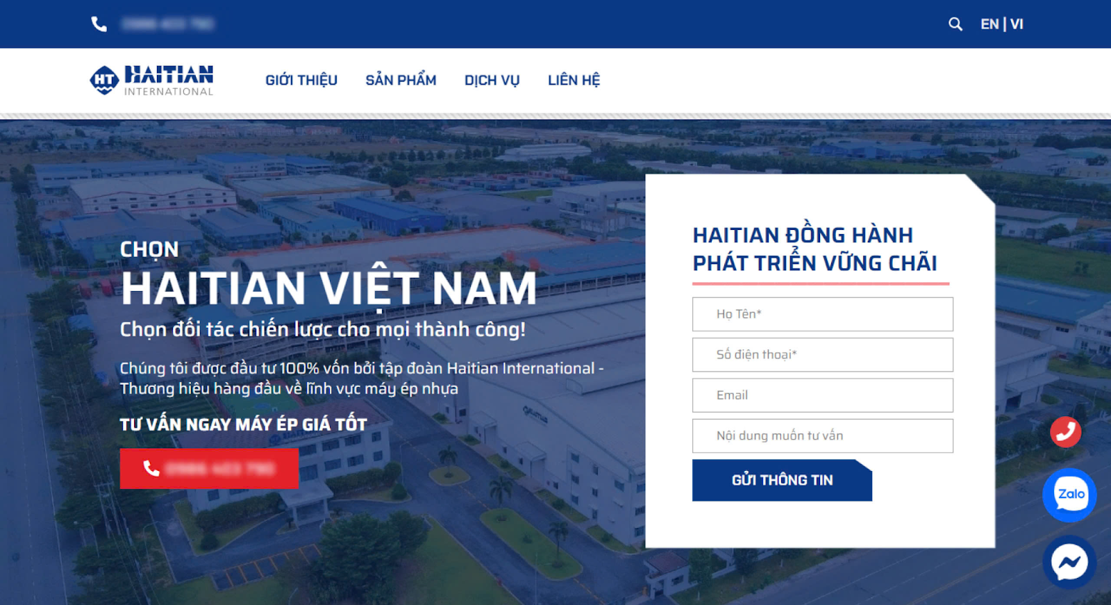 mẫu landing page goha 1