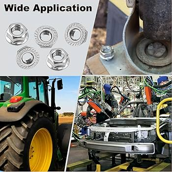  Ứng dụng thực tế của Tán Khía (Flange Nut) trong ngành ô tô
