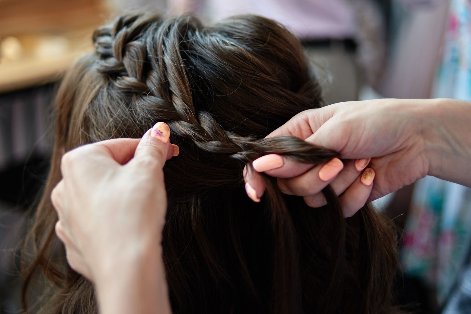 hair braid nails