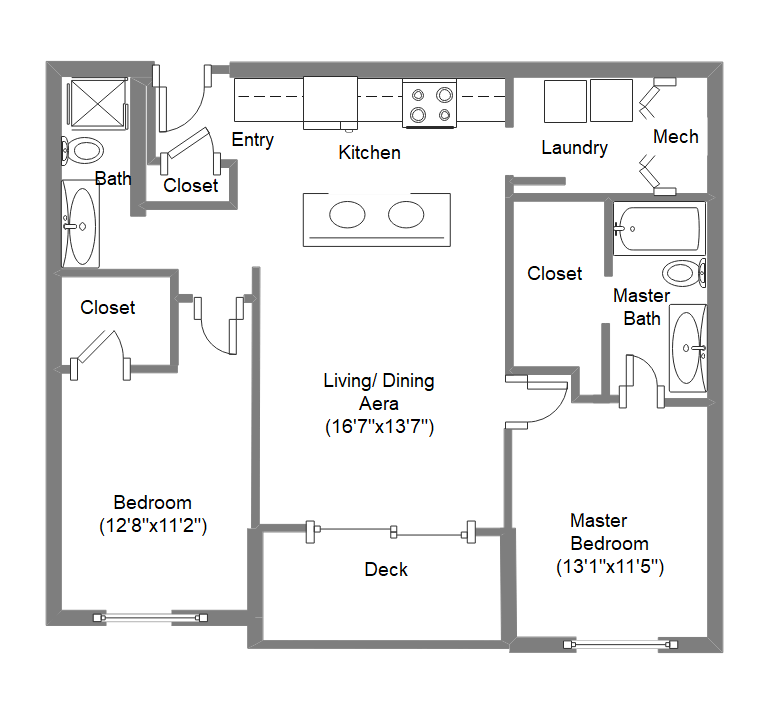 Free Editable Apartment Floor Plans | EdrawMax Online