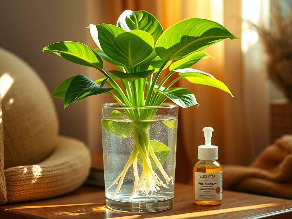 growing philodendron in water