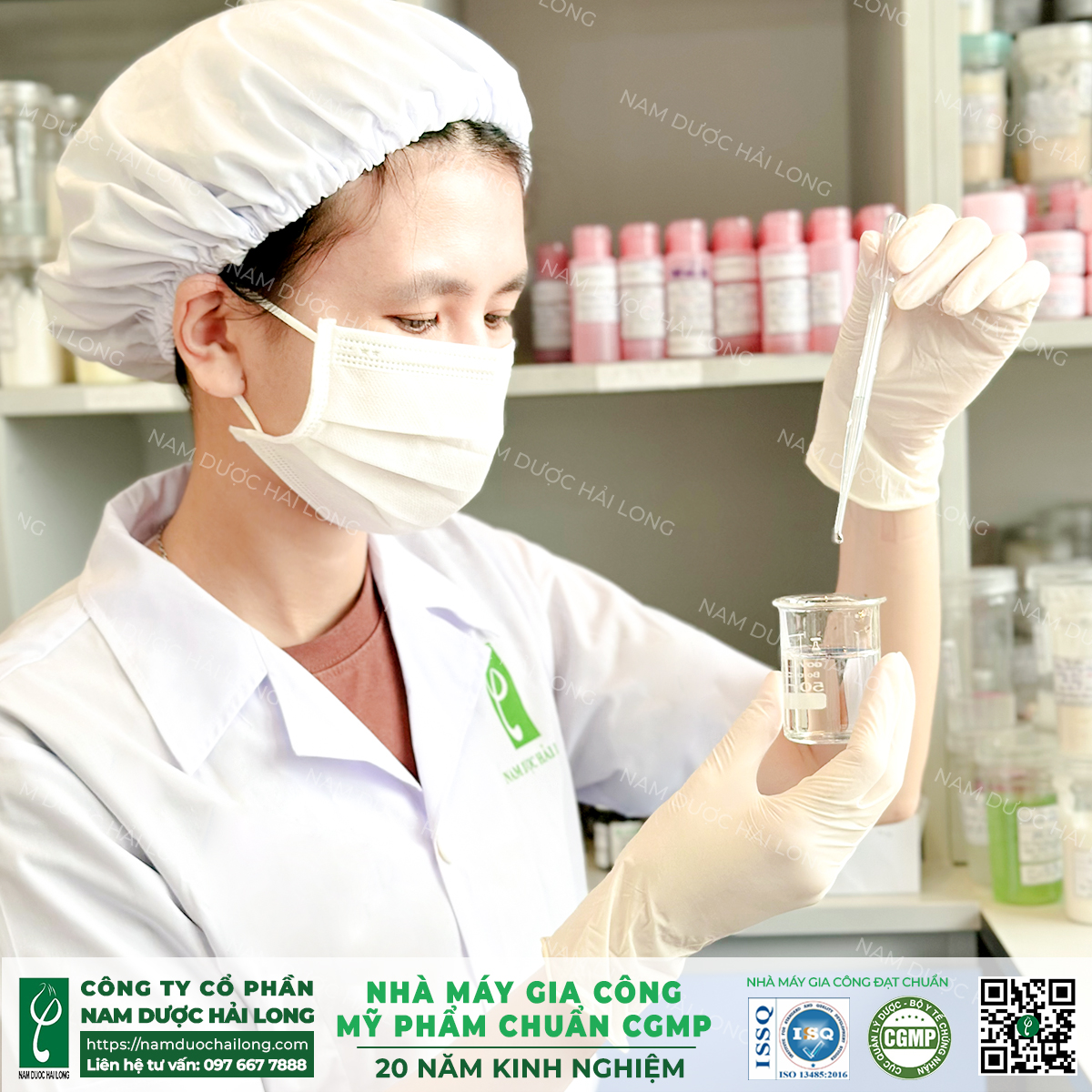  Nam dược Hải Long gia công sữa tắm thảo dược chuẩn CGMP