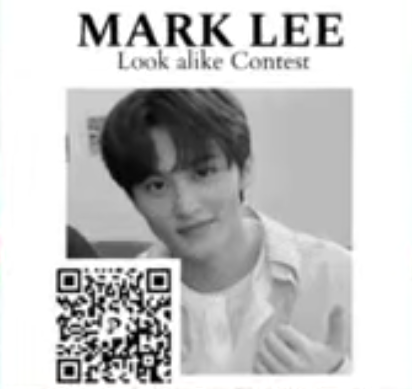 This contain an image of  Mark Lee's lookalike contest 