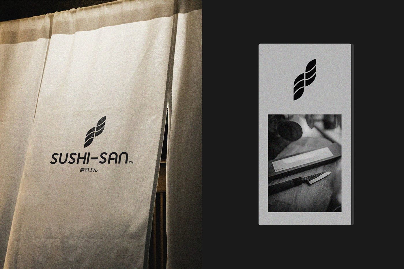 Image from the Branding and Visual Identity for Sushi-San PH article on Abduzeedo