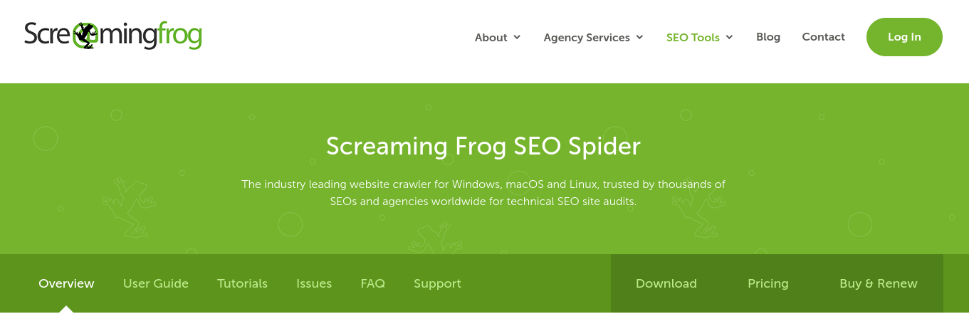 Screaming Frog SEO Spider