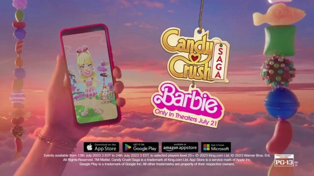 Gaming marketing - Candy Crush Saga and Barbie