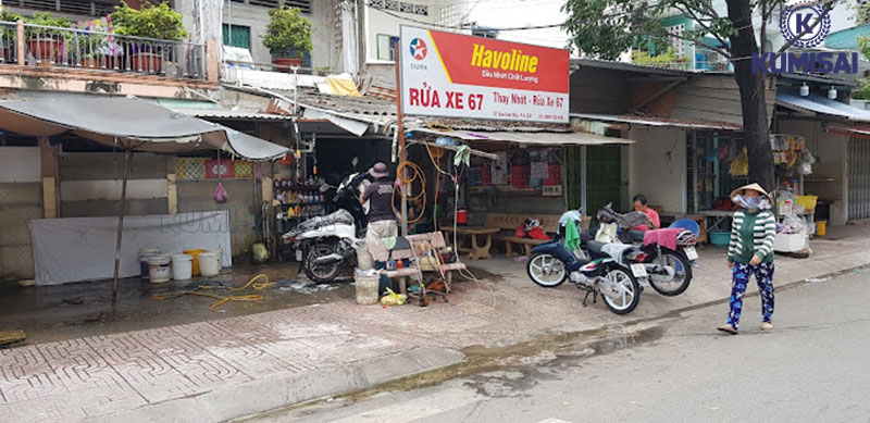 Rửa xe máy 67 ở quận 8