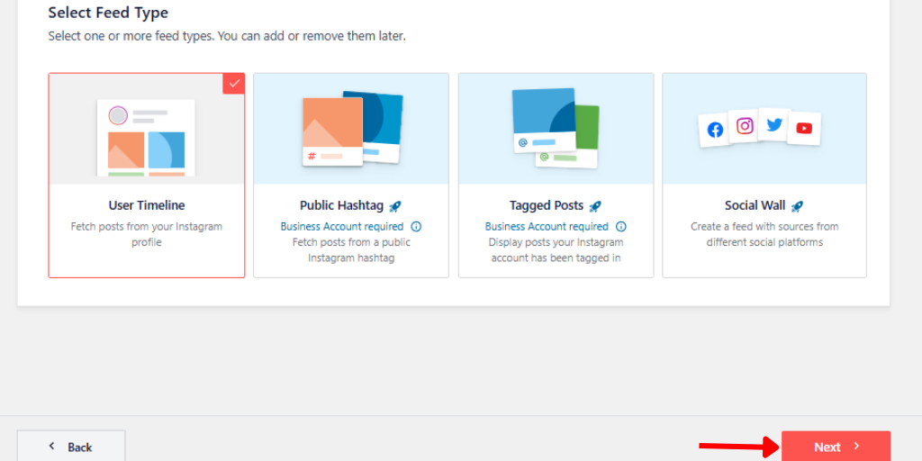 Create Instagram Feed