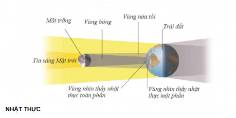 BÀI 44: CHUYỂN ĐỘNG NHÌN THẤY CỦA MẶT TRĂNG1. ÁNH SÁNG CỦA MẶT TRĂNGCâu 1: Quan sát hình 44.1 và cho biết Mặt Trăng có phải tự phát ra ánh sáng hay không? Vì sao?Giải nhanh: Không. Vì nó chỉ phản chiếu lại ánh sáng của Mặt trời mà nó nhận được.Câu 2: Quan sát hình 44.2, em hãy cho biết tại sao chúng ta có thể nhìn thấy được Mặt TrăngGiải nhanh: Vì có ánh sáng từ Mặt trời chiếu tới Mặt trăng phản xạ xuống Trái Đất. 2. HÌNH DẠNG NHÌN THẤY CỦA MẶT TRĂNGCâu 1: Em hãy nêu các hình dạng nhìn thấy của Mặt trăng mà em biếtGiải nhanh: Trăng tròn, trăng khuyết, trăng bán nguyệt, trăng lưỡi liềm, không trăngCâu 2: Trong hình 44.4, em hãy chỉ ra bề mặt của Mặt Trăng được Mặt Trời chiếu sáng và phần bề mặt của Mặt Trăng mà ở Trái đất có thể nhìn thấyGiải nhanh: - Phần sáng đối diện với Mặt Trời.- Phần phản chiếu Mặt Trăng phản chiếu xuống Trái Đất.Câu 3: Với mỗi vị trí của Mặt Trăng trong hình 44.5, người trên Trái Đất quan sát thấy Mặt Trăng có hình dạng như thế nào? Chỉ ra sự tương ứng giữa mỗi vị trí với các hình dạng nhìn thấy của Mặt Trăng trong hình 44.3Giải nhanh: - Vị trí 1: Trăng bán nguyệt đầu tháng- Vị trí 2: Trăng lưỡi liềm đầu tháng- Vị trí 3: Không trăng- Vị trí 4: Trăng lưỡi liềm cuối tháng- Vị trí 5: Trăng bán nguyệt cuối tháng- Vị trí 6: Trăng khuyết cuối tháng- Vị trí 7: Trăng tròn- Vị trí 8: Trăng khuyết đầu tháng- Vị trí 1 và 5, 2 và 6, 3 và 7, 4 và 8 tương ứng.Câu 4: Chỉ ra sự giống nhau và khác nhau giữa Trăng bán nguyệt đầu tháng và Trăng bán nguyệt cuối thángGiải nhanh: - Giống: đều là trăng bán nguyệt- Khác nhau: Trăng bán nguyệt đầu tháng to dần khi tiến đến trăng tròn. Trăng tròn nhỏ dần khi tiến đến trăng bán nguyệt cuối tháng.Câu 5: Làm việc nhóm để chế tạo mô hình quan sát các hình dạng nhìn thấy của Mặt trăngGiải nhanh: Câu 6: Từ mô hình bên (hình 44.6), em hãy phát triển để có thể quan sát phần quả bóng được chiếu sáng tương ứng với các hình dạng nhìn thấy khác của Mặt TrăngGiải nhanh: Tiếp tục khoét các lỗ đối diện với 4 lỗ đã khoét.BÀI TẬP